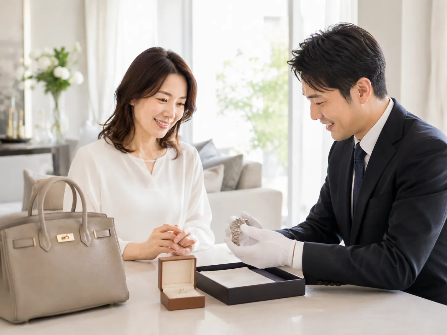 ご自宅で査定のイメージ